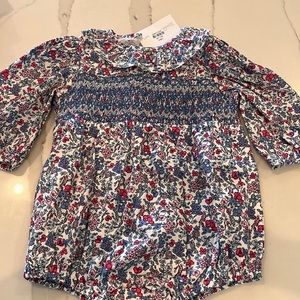 NWT Maddie and Connor Smocked Bubble